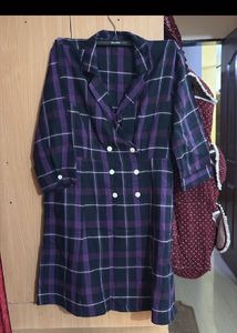 Plaid Shirt Dress