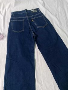 Dark blue wide leg denim ( Brand new )