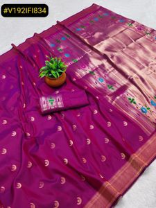 Vibrant Paithani Silk Saree