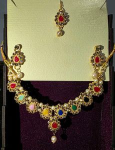 Vibrant Multicolored Gemstone Necklace