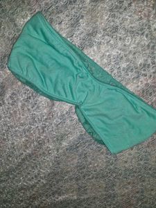 Teal Lace Twist Bandeau