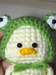 Cute Crochet Duck Plush Toy