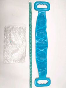 Double-Sided Silicone Bathing Back Scrubber