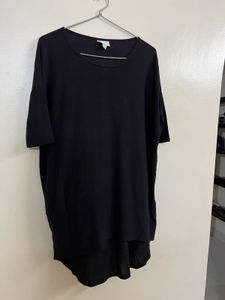 Basic Black Tunic Top