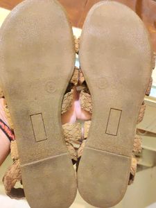 Woven Gladiator Sandals