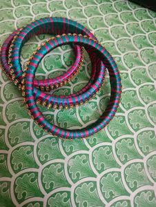 Vibrant Silk Thread Bangles