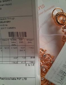 Exquisite Rose Gold CZ Dangle Earrings
