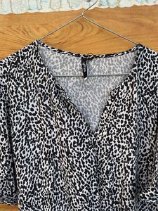 Cheetah Print Short Jumpsuit