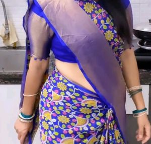Saree With Blouse 32to 34