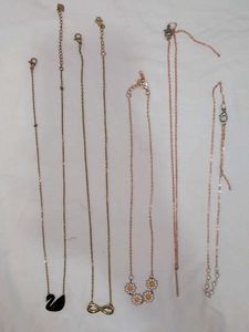 Assorted Delicate Necklaces Set of five