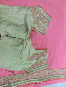 Embellished Silk Blouse