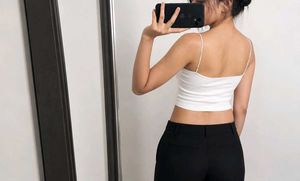 White Bustier Crop Top