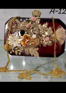 luxury stone Clutch