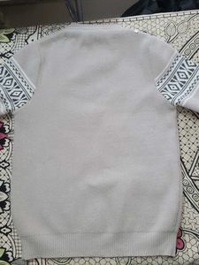 Cozy Geometric Pattern Knit Sweater