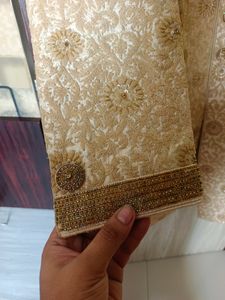 Beige Sherwani