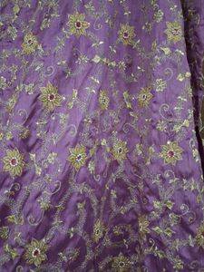 Beautiful Purple Embroidered Suit