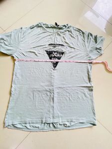 Light Sea Green Colour Tshirt For Men