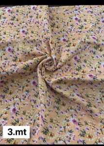 👉@sale Floral Print Fabric 3mt full suit