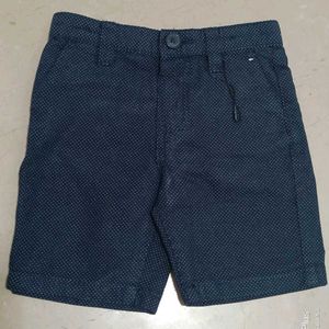 Navy Polka Dot Shorts