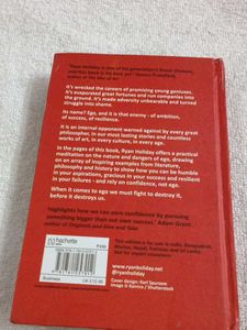 EGO IS THE ENEMY Hard Cover Book