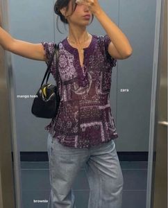 Bohemian Print Sleeveless Top