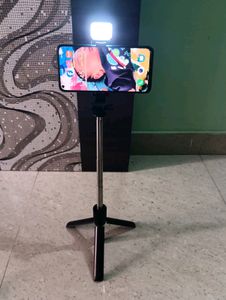 Tripod Stand With LED Light