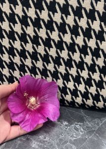 Stylish Houndstooth Tote Bag