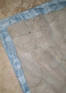 Blue Net Fabric Dupatta