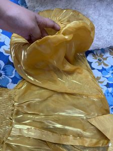 Chic Yellow Top with Smocked Waist