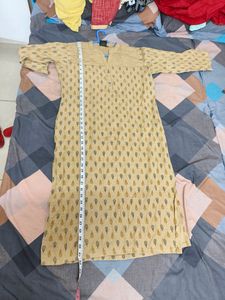 Beige Straight Kurta