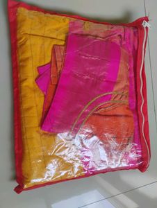 Vibrant Saree with Blouse