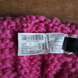 Pink Knitted Headband