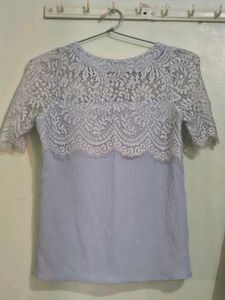 Elegant Lace Detail Top