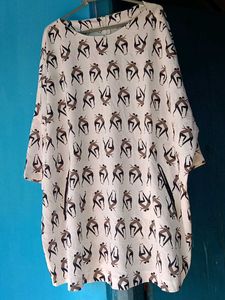 Patterned Tunic Dress