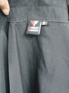 black Satin Shirt