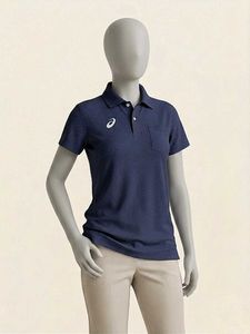 ASICS Navy Blue Polo Shirt