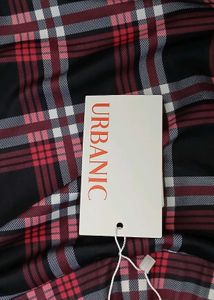 Plaid Tube Top and Skirt Set - XL Size