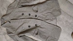 Gray Double-Breasted Coat