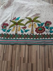 2 mitar embroydari wark cloth.