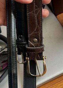 Stylish Print Belts black