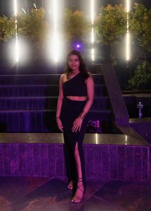Chic Black One-Shoulder Cut-Out Maxi Dress