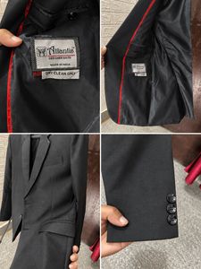 New Classic Black Blazer and pants set with cover
