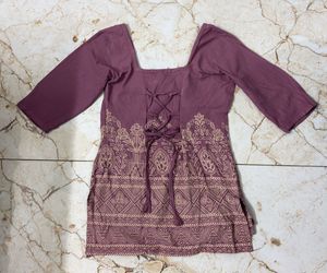 Short corset kurti
