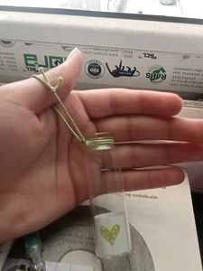 Mini Glass Bottle Pendant
