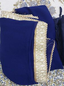 Elegant Blue Saree