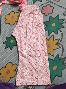 new Chikankari Floral Print Kurta plazo ,800sizes