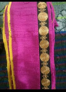 Embellished saree border Fabric Rolls