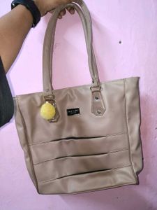 Stylish Taupe Tote Bag