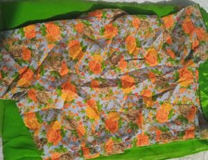 Vintage Floral Print Blouse
