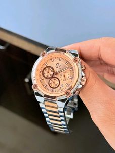 GC Two-Tone Chronograph Watch FOR MENS PREMIUM QUA